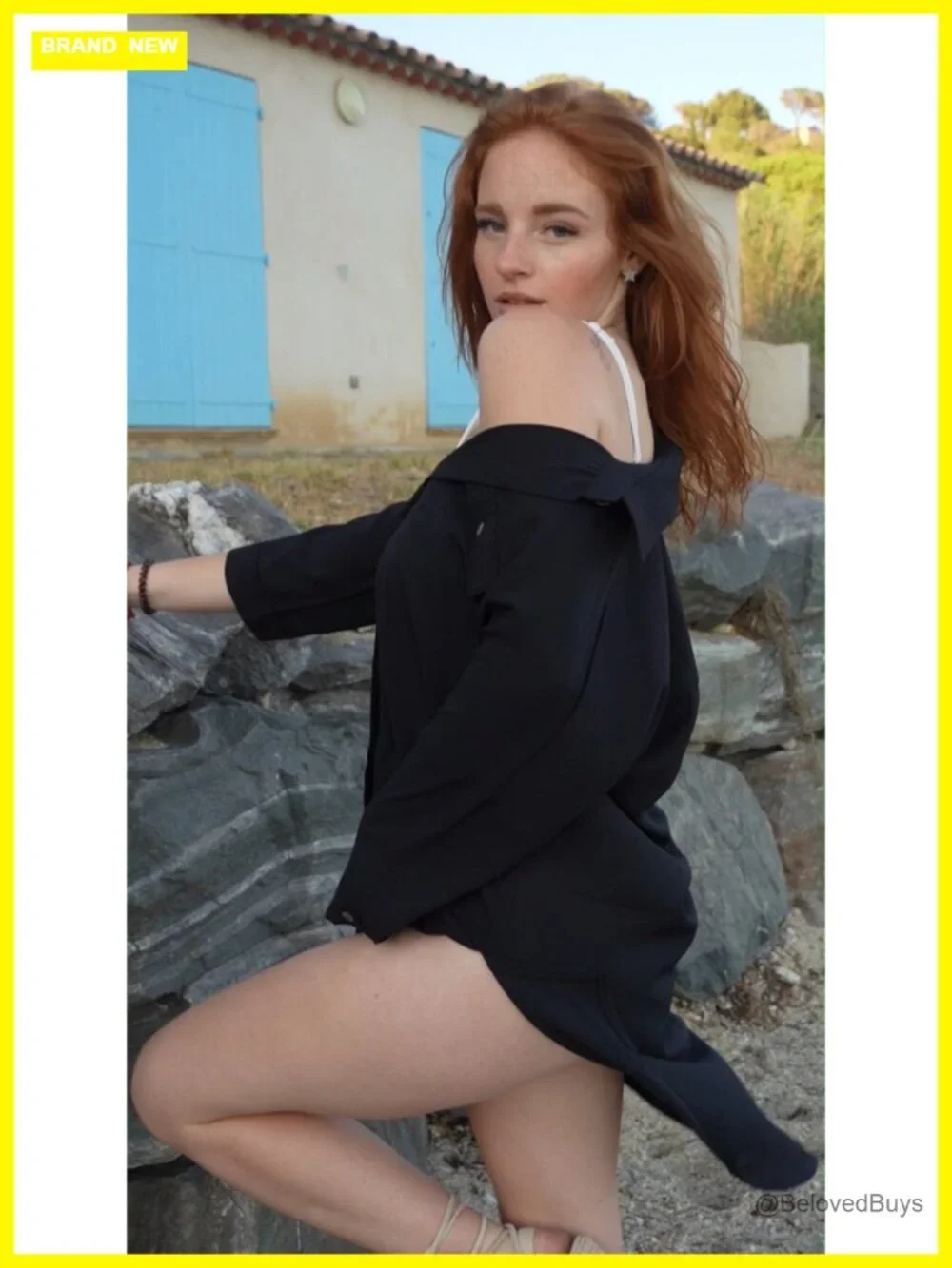 Womens Modern Swimsuit Cover Up Blouse Button Down Shirt Dressy Beach Tunic